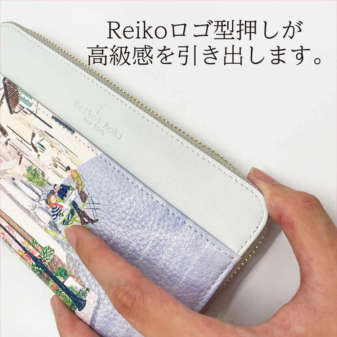 送料無料】 レイコアオキ 8854 ラウンド長財布【プレゼントにオススメ】